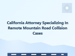 California Attorney for Remote Mountain Road Collisions